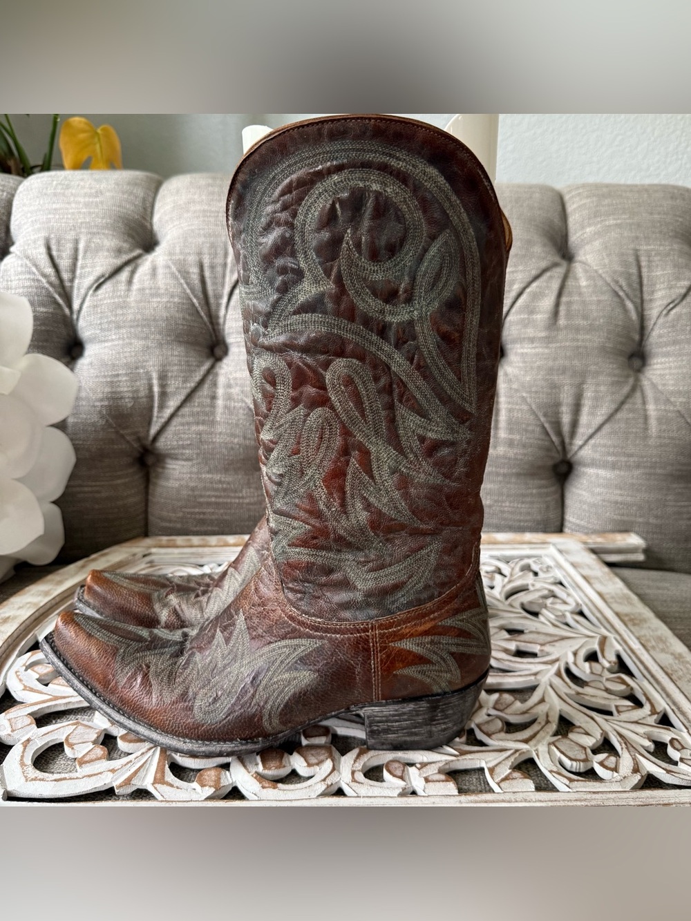 Old Gringo Embroidered Western Cowboy Boots Women’s 10